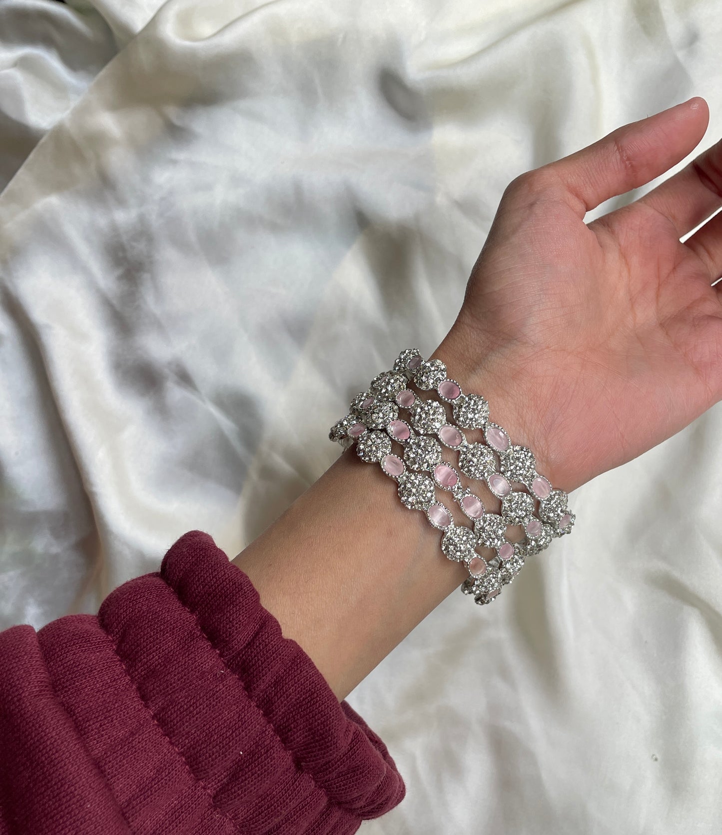 Zara Blush Royale Kangan