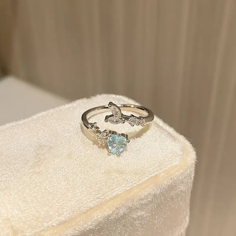 Fashionable Ring Luxurious Multi-Layer Floral Design - 3 Pieces