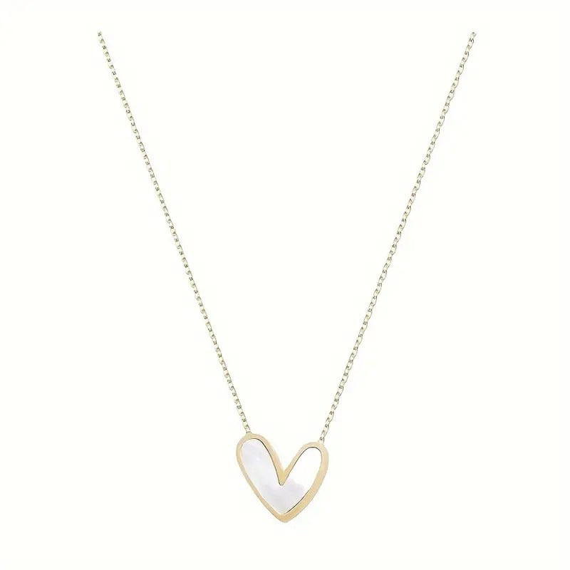 Vintage Elegant Heart-Shaped Necklace