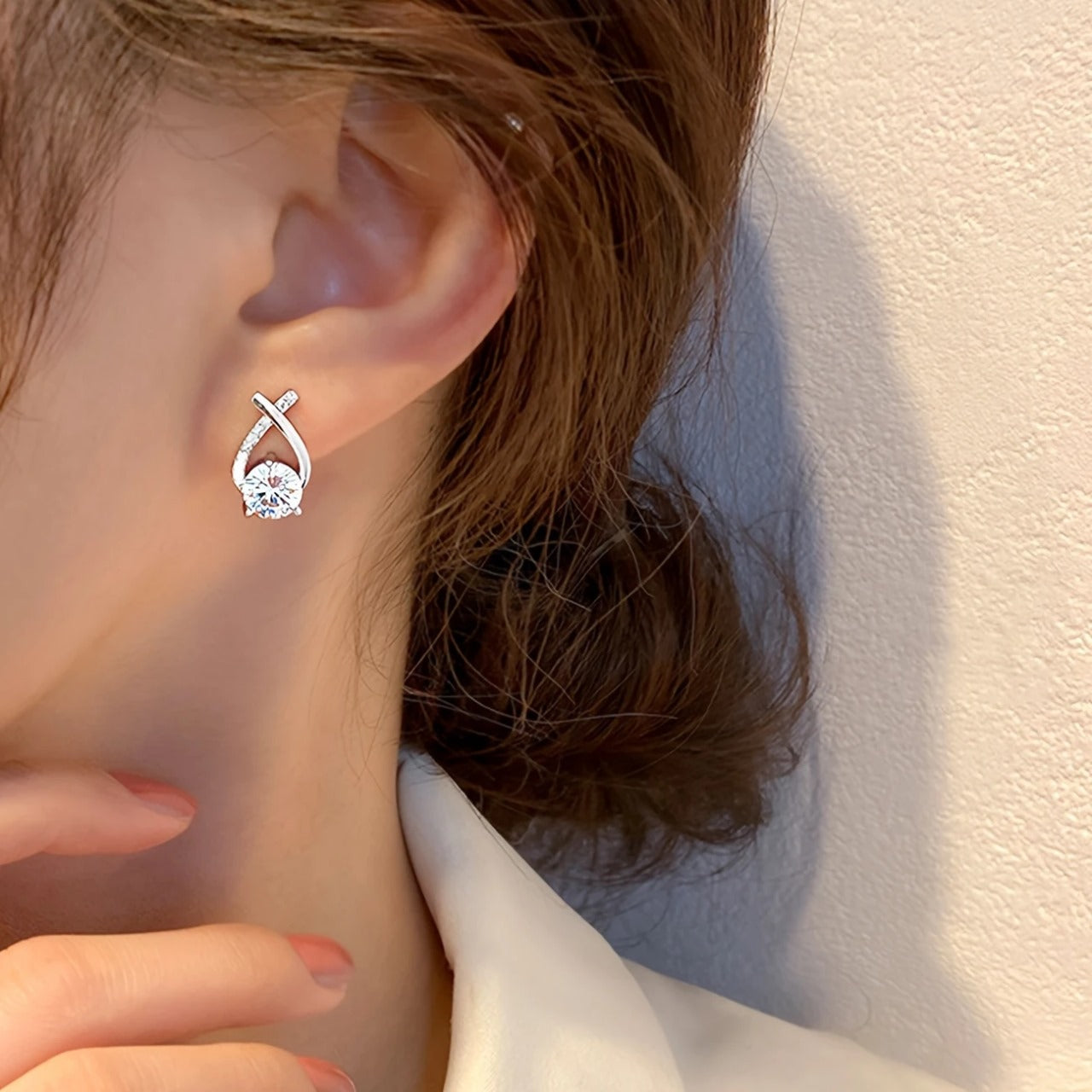 Vintage Simple Style Stud Earrings