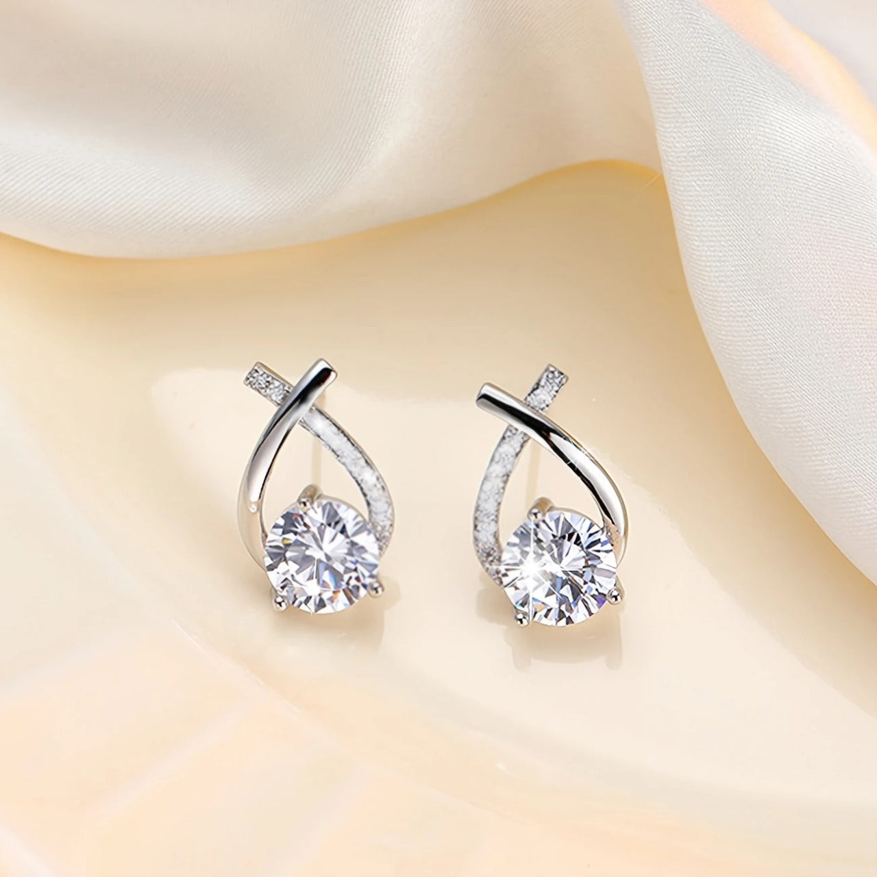 Vintage Simple Style Stud Earrings
