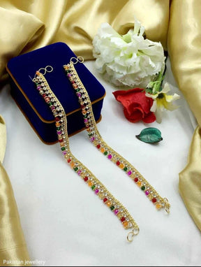 Stylish colorful Anklet - Pazaib