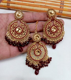 Earrings with Tika set