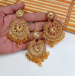 Earrings with Tika set