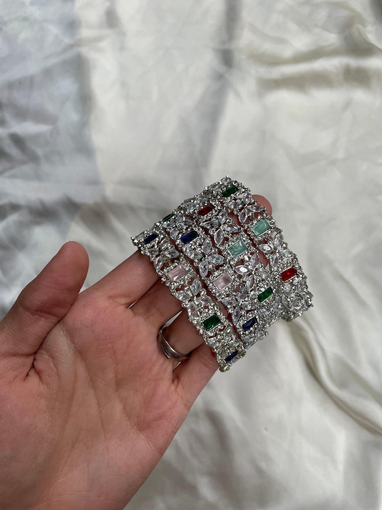 Regalia Multicolor Crystal Kangan