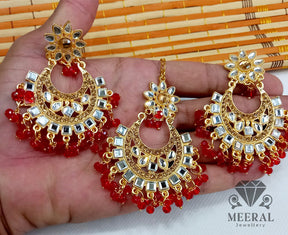 Earrings with Tika set