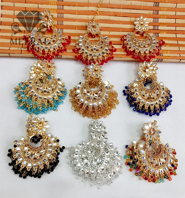 Earrings with Tika set