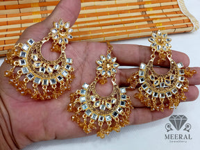 Earrings with Tika set