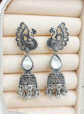 Antique Vintage Silver Earrings Jhumky for Girls and Women