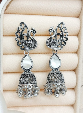 Antique Vintage Silver Earrings Jhumky for Girls and Women