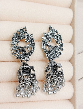 Antique Vintage Silver Earrings Jhumky for Girls and Women