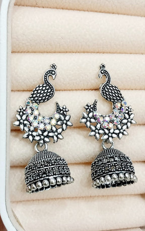 Antique Vintage Silver Earrings Jhumky for Girls and Women