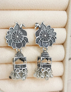 Antique Vintage Silver Earrings Jhumky for Girls and Women