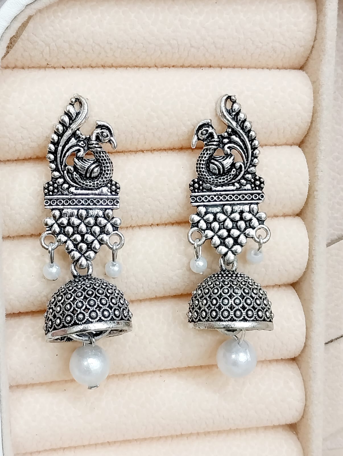 Antique Vintage Silver Earrings Jhumky for Girls and Women