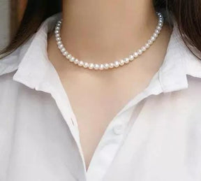 Pearl Mala Choker Necklace