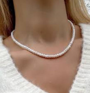 Pearl Mala Choker Necklace