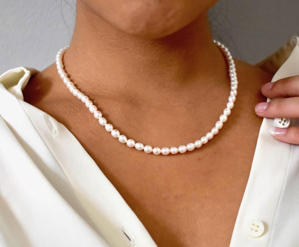 Pearl Mala Choker Necklace