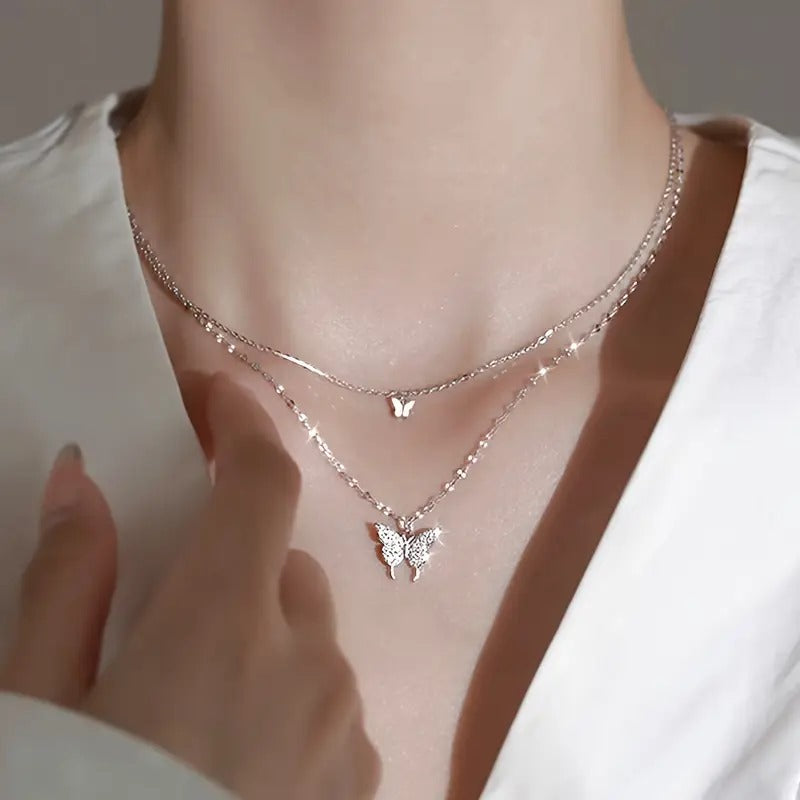 Beautiful Butterfly Necklace Chain