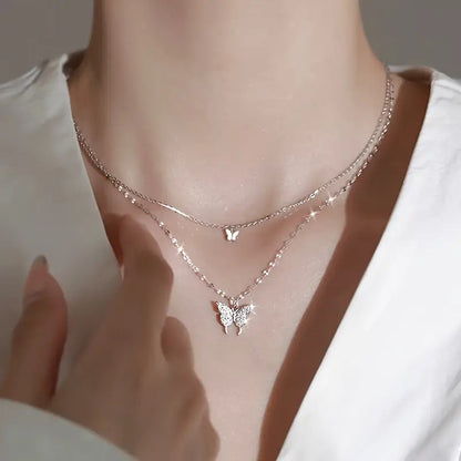 Beautiful Butterfly Necklace Chain