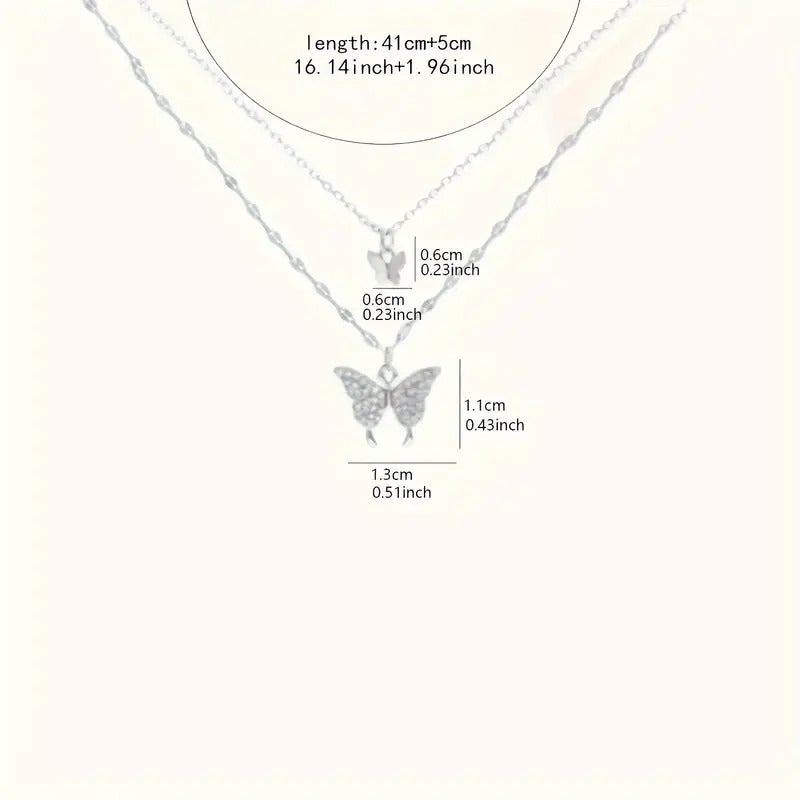 Beautiful Butterfly Necklace Chain