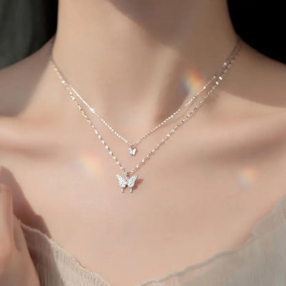 Beautiful Butterfly Necklace Chain