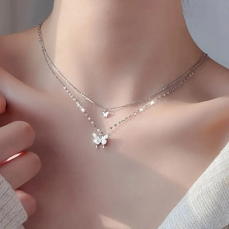 Beautiful Butterfly Necklace Chain