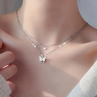 Beautiful Butterfly Necklace Chain