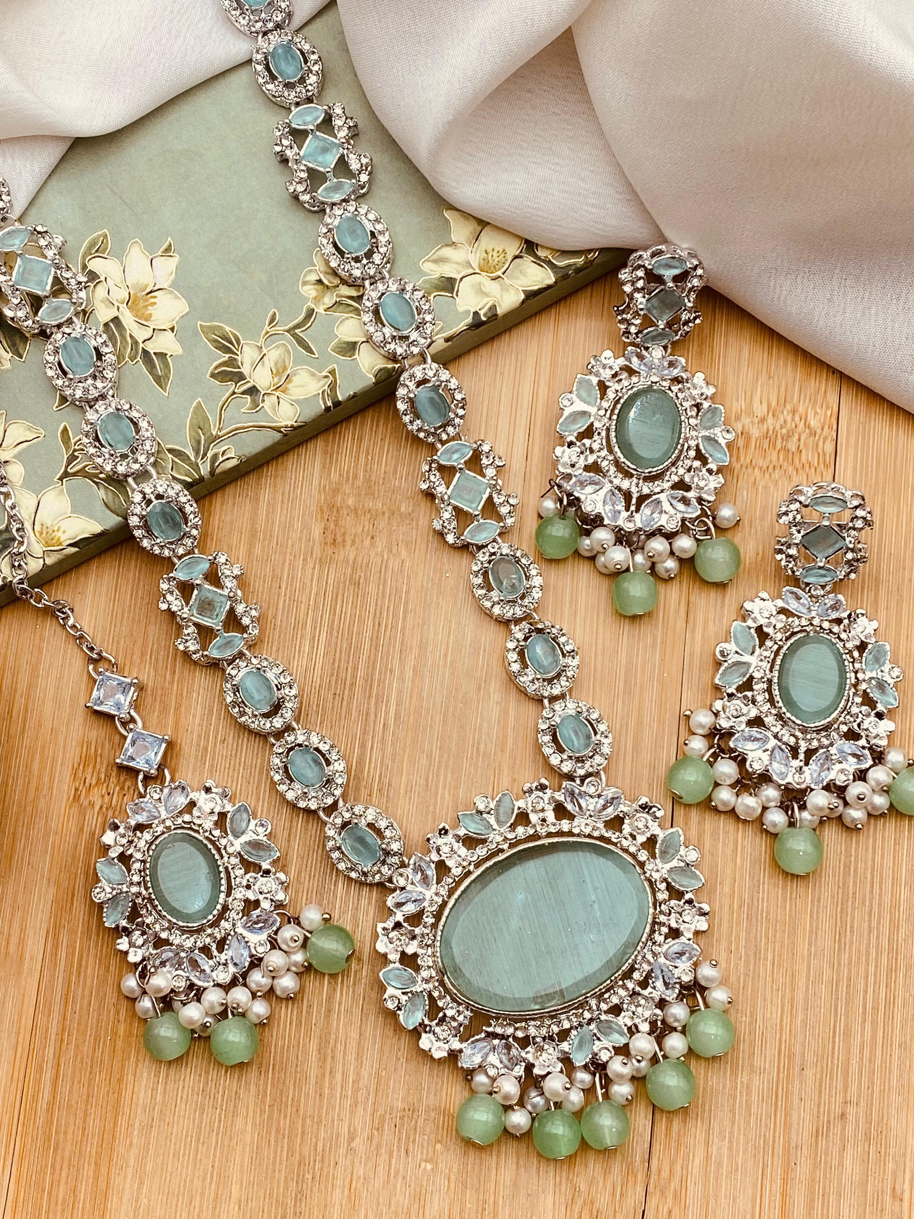 Mala Necklace With Earrings