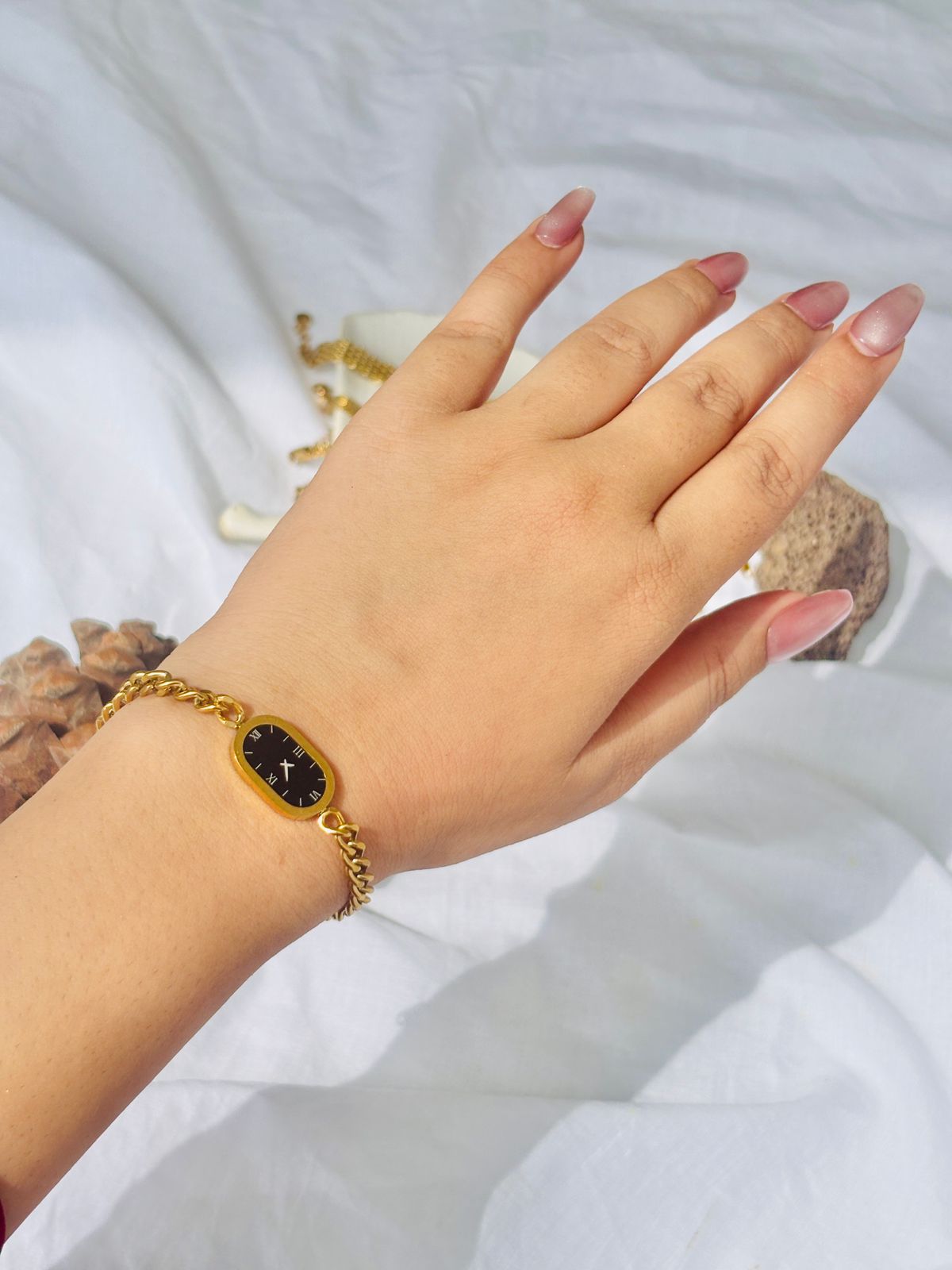 Stylish & Trendy Fake Watch Bracelet