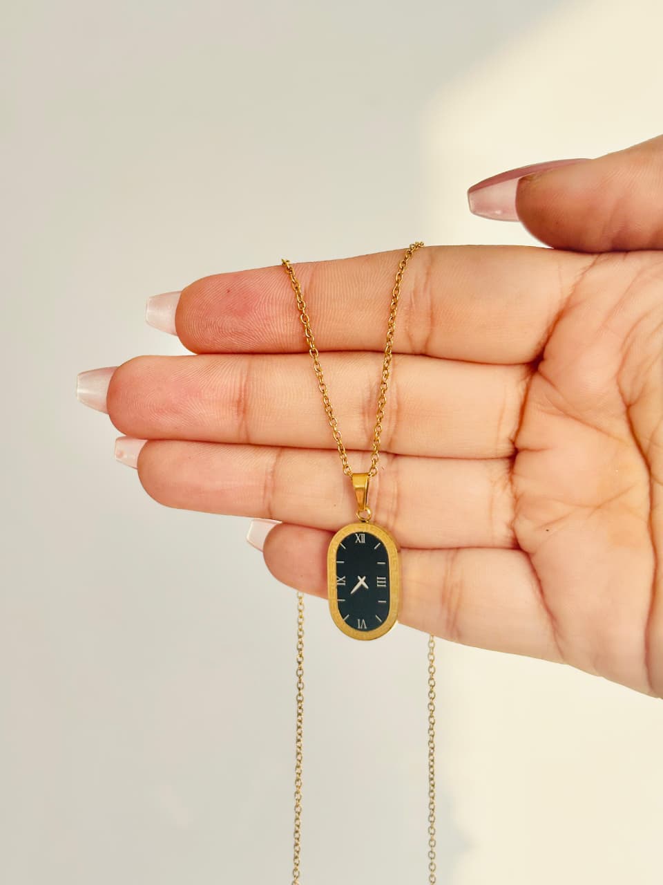 Vintage Watch Pendant Necklace