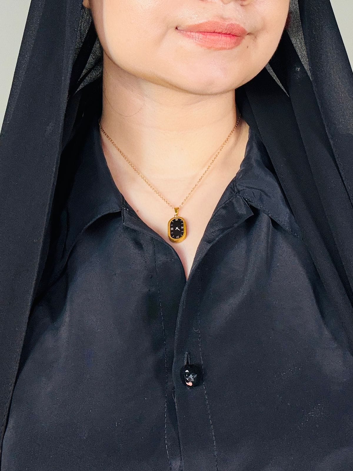 Vintage Watch Pendant Necklace