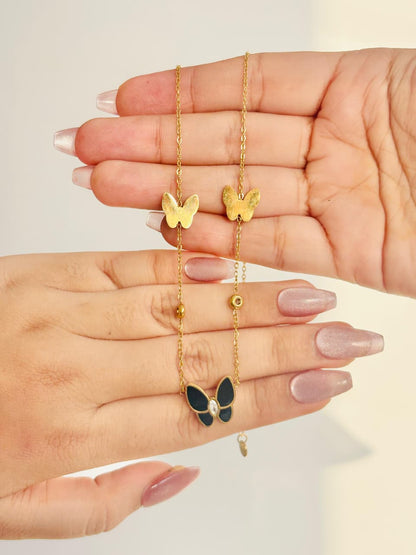 Elegant Butterfly Charm Necklace