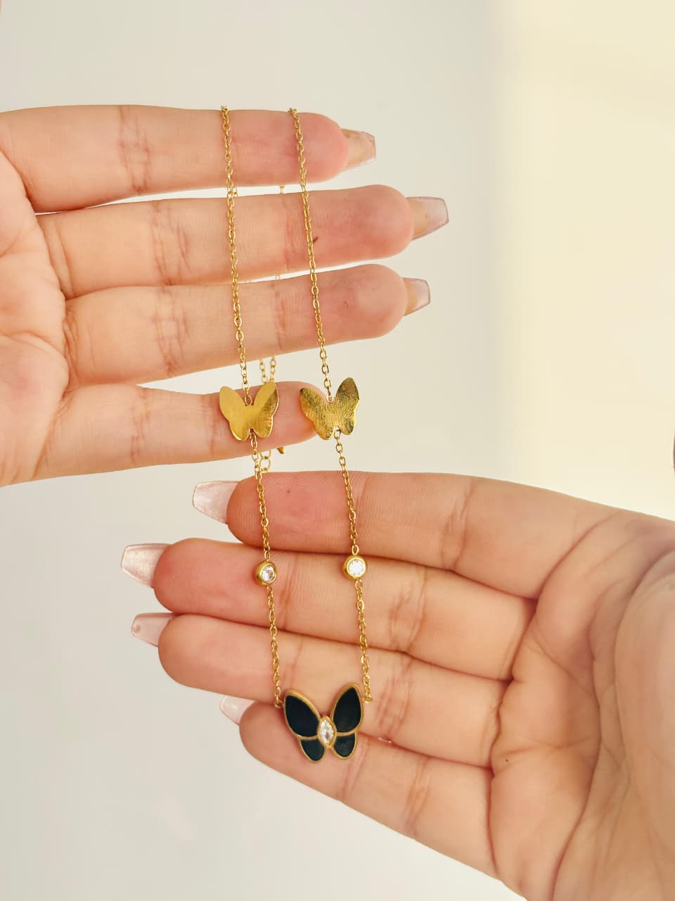 Elegant Butterfly Charm Necklace