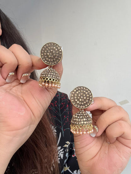 Boho Luxe Charm – Pack of 6 Designer Jhumka & Stud Earrings