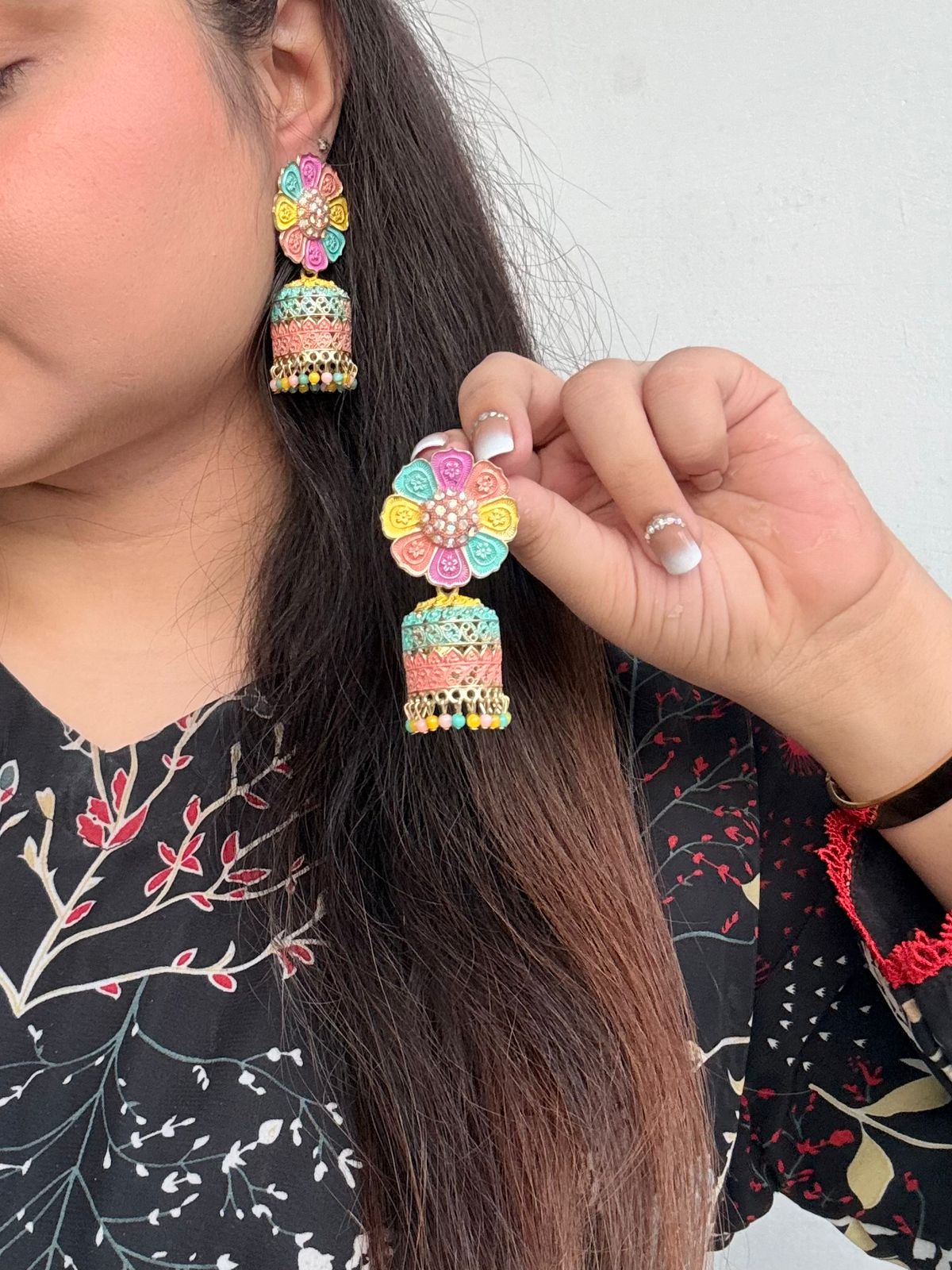 Boho Luxe Charm – Pack of 6 Designer Jhumka & Stud Earrings