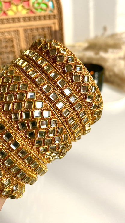 Kundan Bangles set