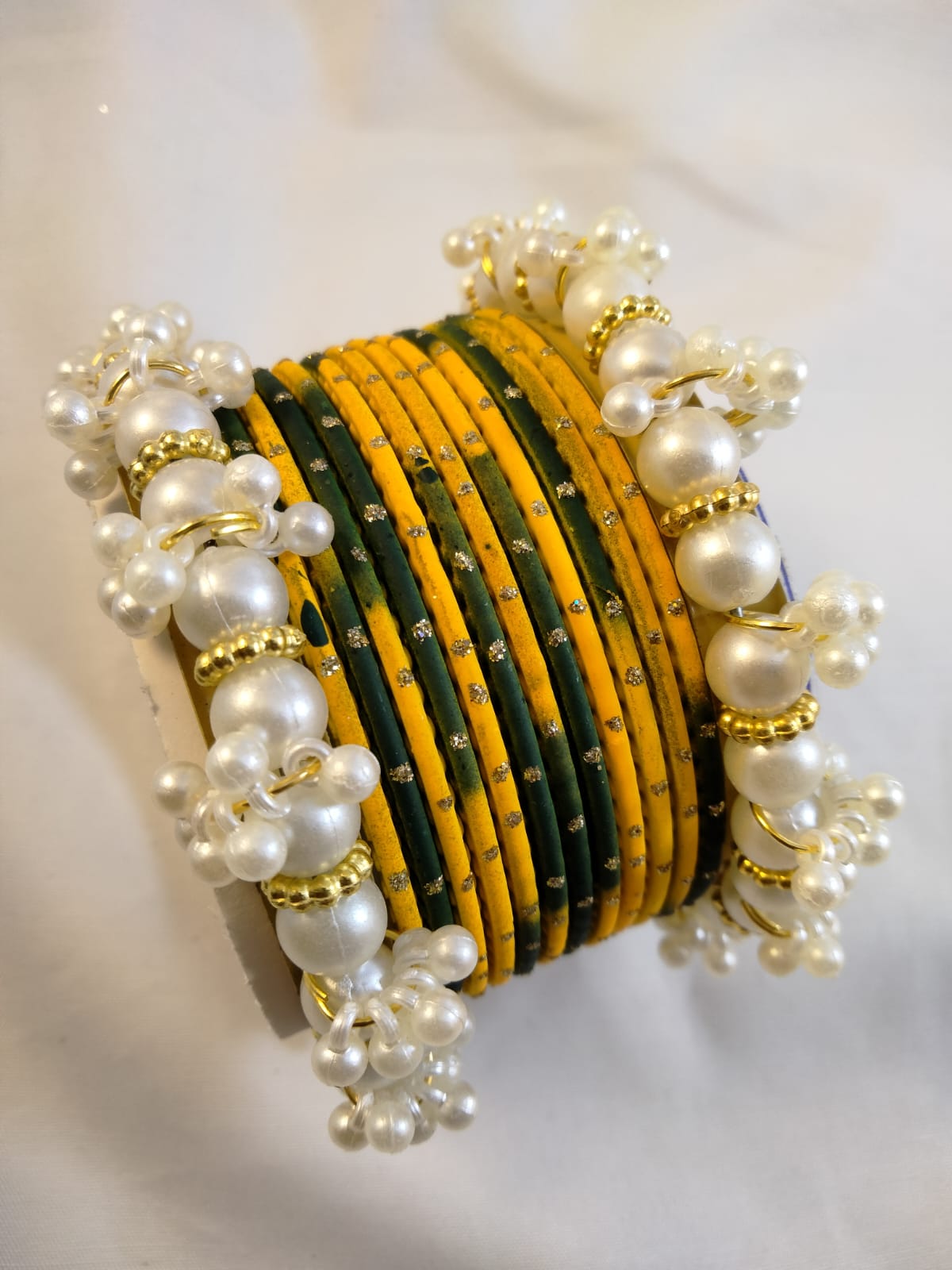 Beautiful Pearl Bangles set