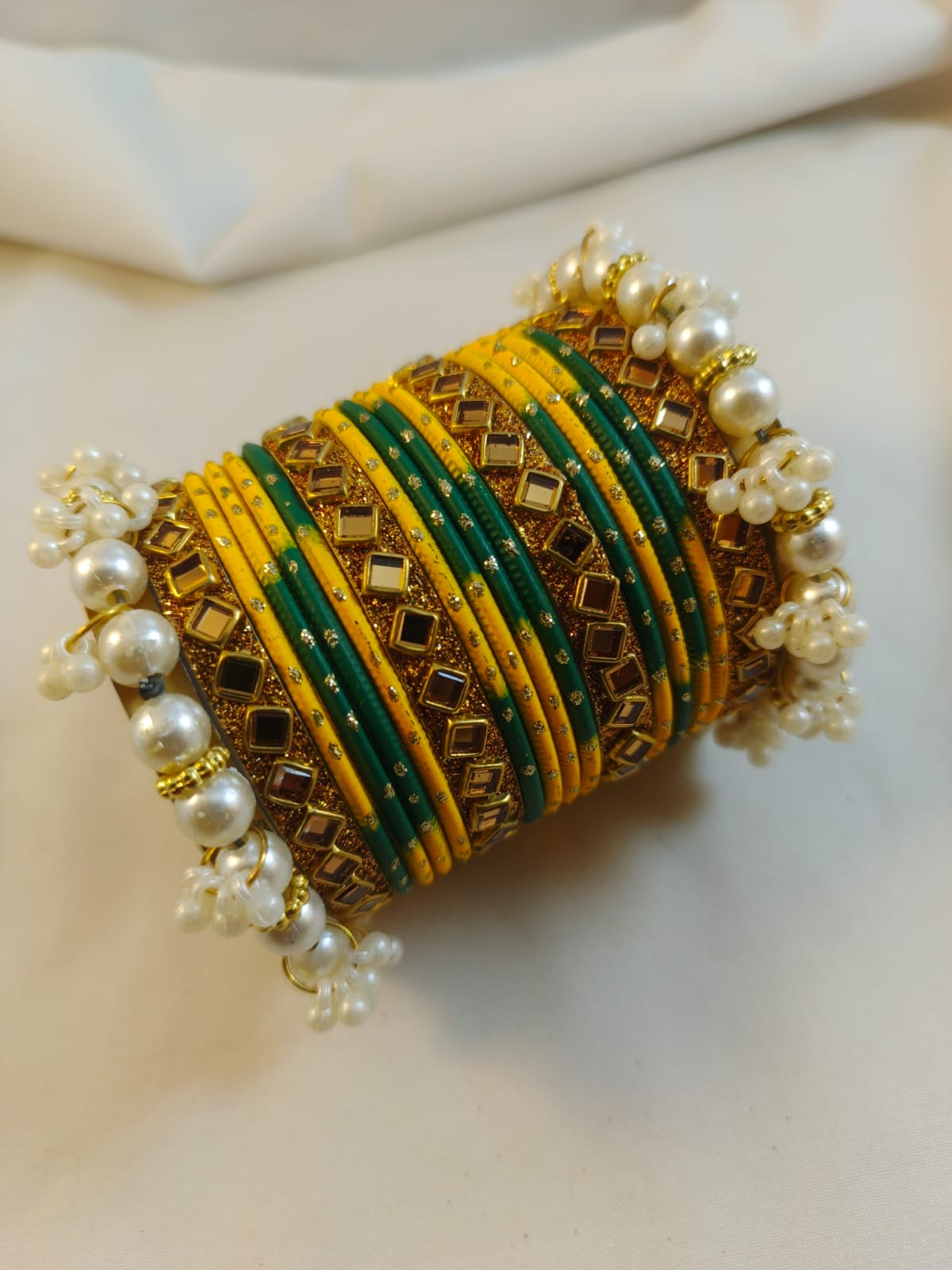 Pearl Bangles set