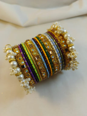 Pearl Bangles set