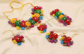 Flower Jewellery Set for mendi