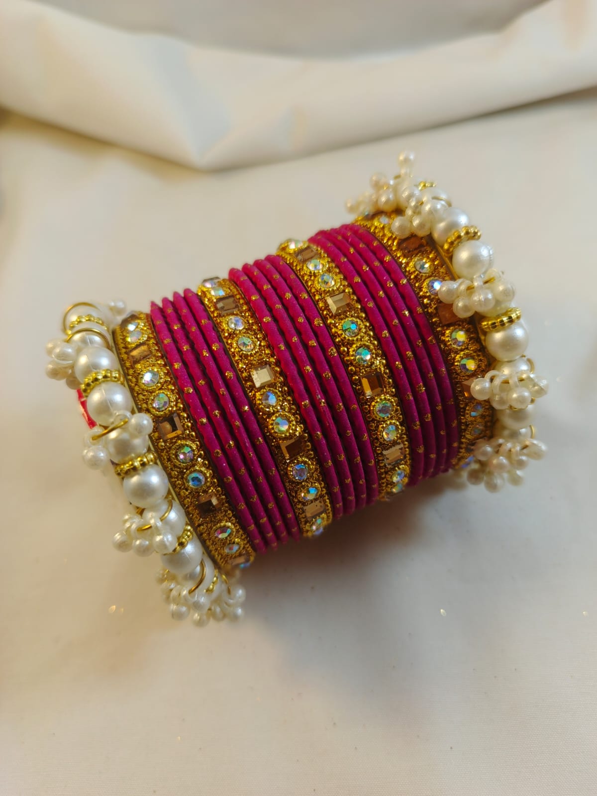 Pearl Bangles set