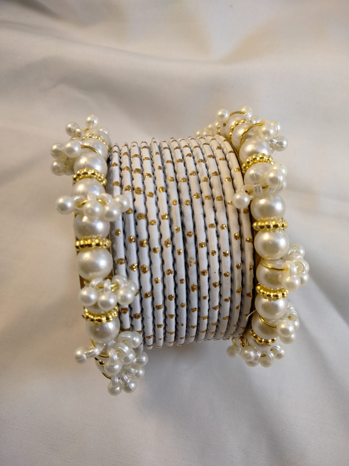 Beautiful Pearl Bangles set