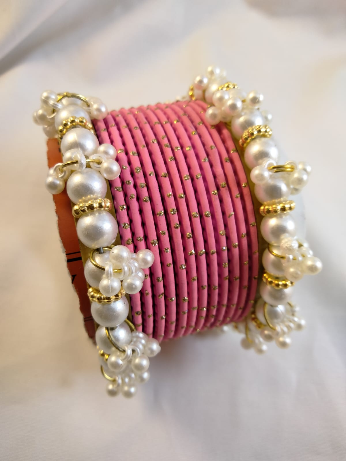 Beautiful Pearl Bangles set