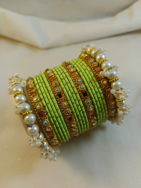 Pearl Bangles set