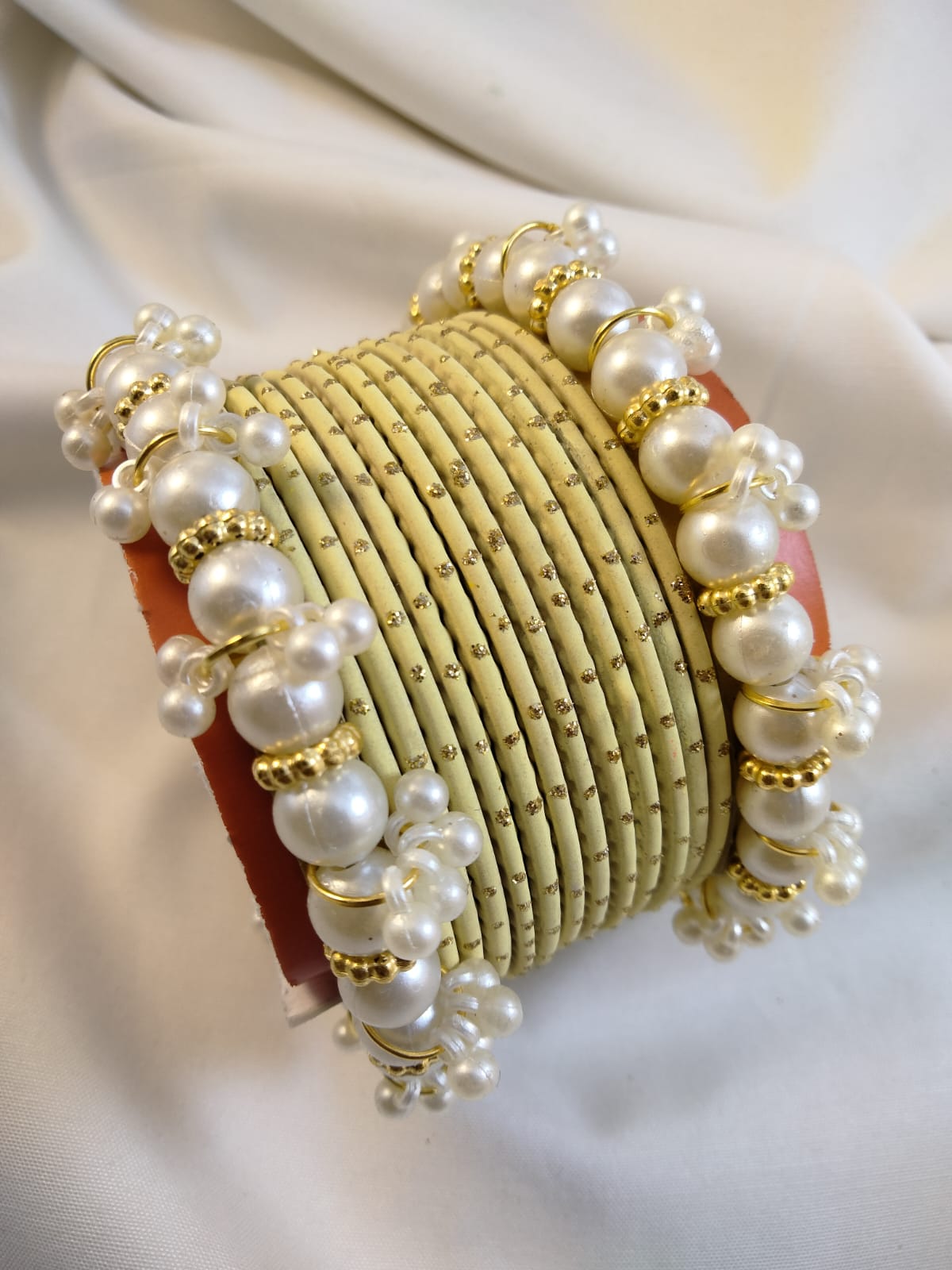 Beautiful Pearl Bangles set