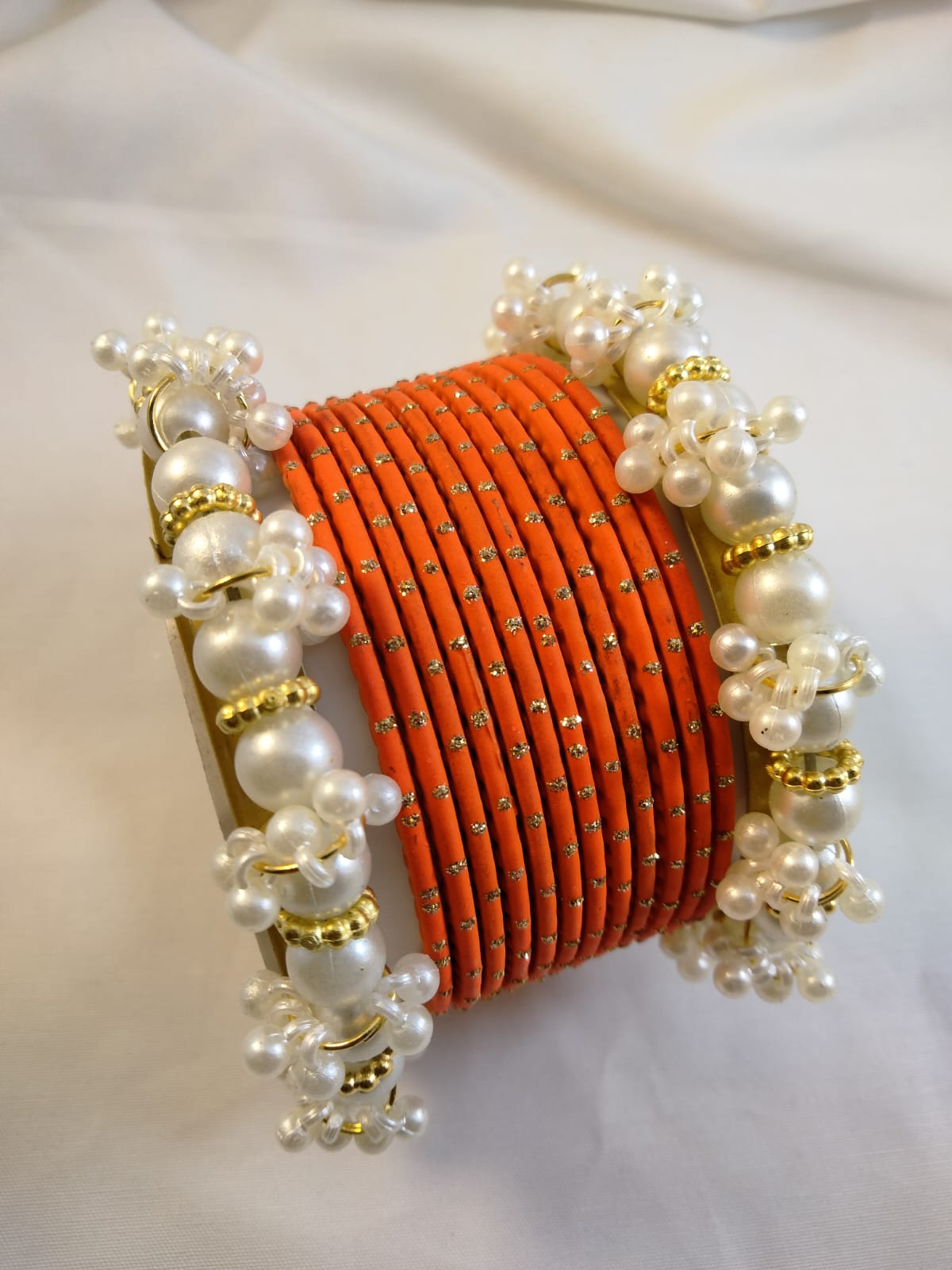 Beautiful Pearl Bangles set