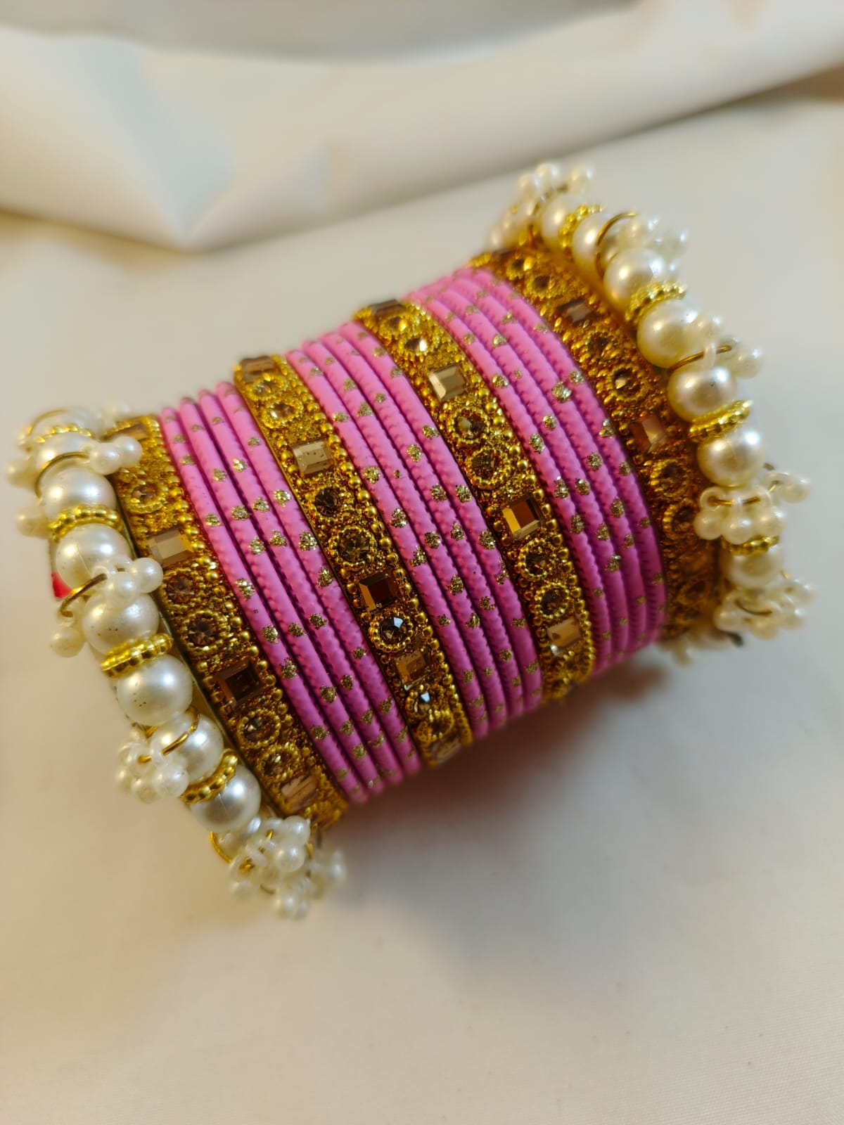 Pearl Bangles set