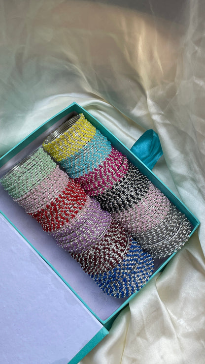 Rangreza Sparkle Bangle Set - 1 Dozen