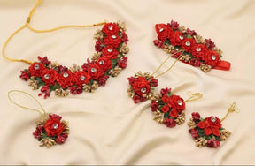 Flower Jewellery Set for mendi