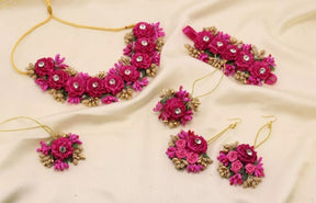 Flower Jewellery Set for mendi